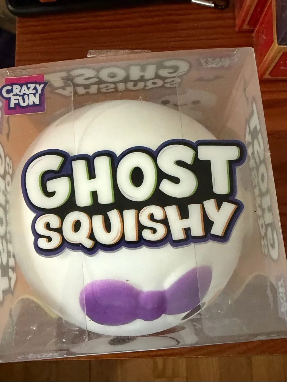 Crazy Fun Five Below Ghost Squishy Toy - White & Purple